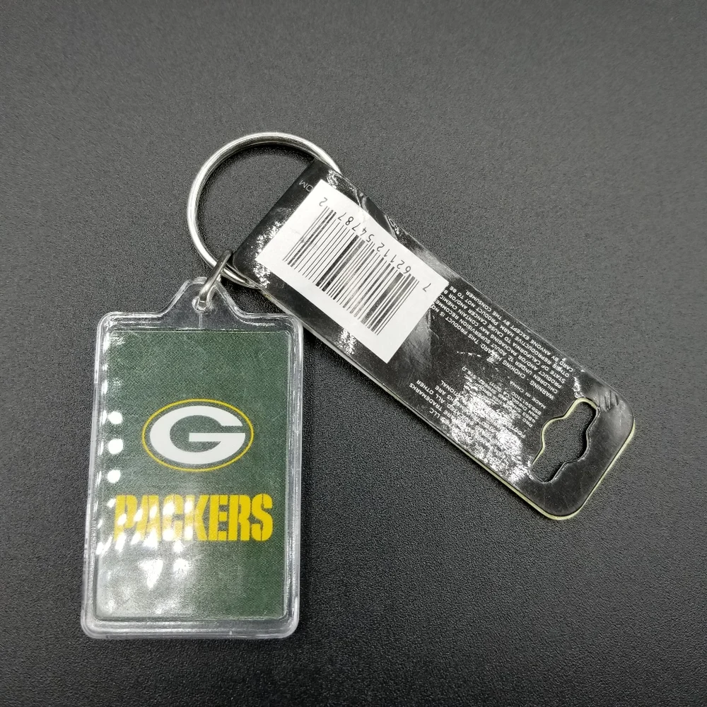 Greenbay Packers Small Keychain NFL Fan Shop Fan Gear Souvenir Cheese Heads New